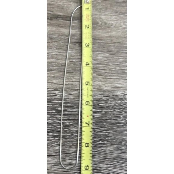 Vintage Milor Italy 925 Sterling Silver Snake Serpentine Chain 18” Necklace - Picture 7 of 12